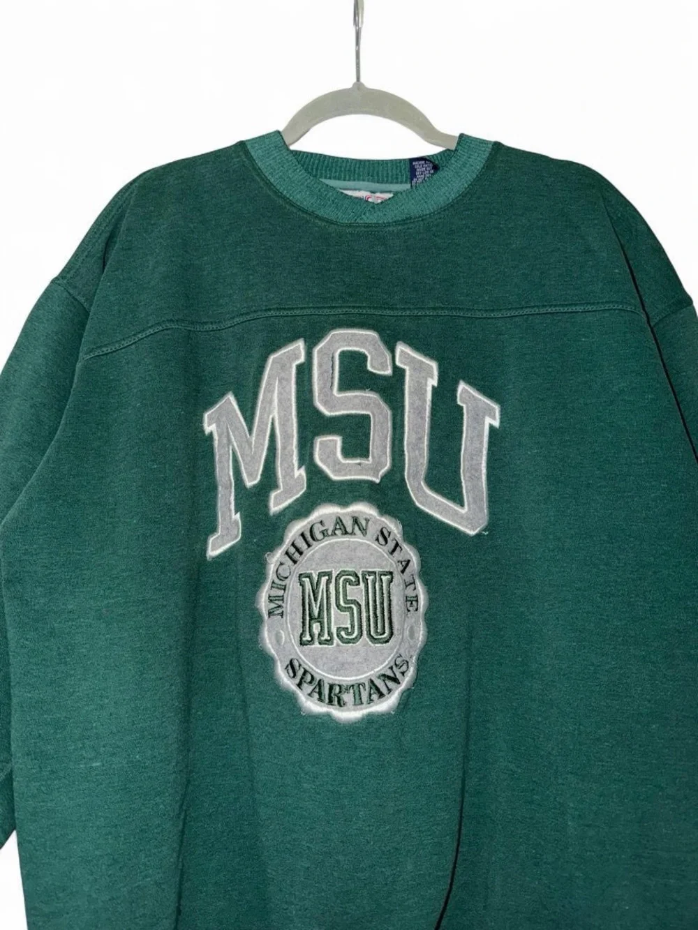 Vintage Michigan State University MSU Spartans sweatshirt size large - Picture 2 of 4